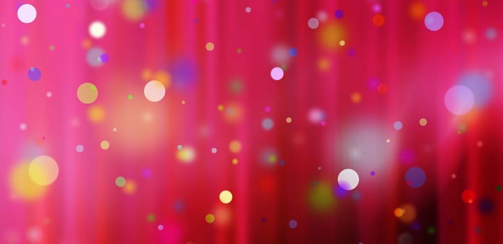 curtain confetti colorful graphic
