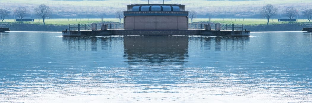 Canal lock on the Moselle in Germany