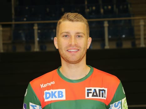 german handball player Lukas Mertens , SC Magdeburg, Liqui Moly HBL, Handball-Bundesliga Season 2019-20