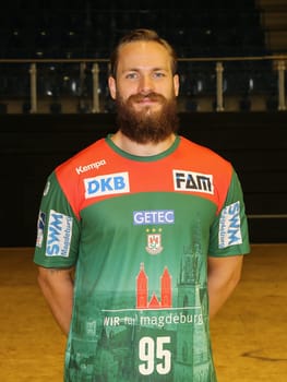german handball player Moritz Preuss, SC Magdeburg, Liqui Moly HBL, Handball-Bundesliga Season 2019-20