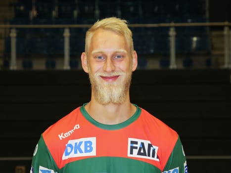german handball player Matthias Musche, SC Magdeburg, Liqui Moly HBL, Handball-Bundesliga Season 2019-20