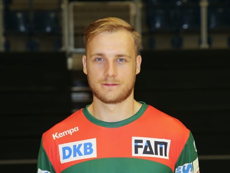 swedish handball player Daniel Petersson, SC Magdeburg, Liqui Moly HBL, Handball-Bundesliga Season 2019-20