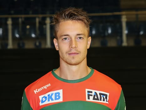 danish Handball Player Michael Damgaard, SC Magdeburg, Liqui Moly HBL, Handball-Bundesliga Season 2019-20