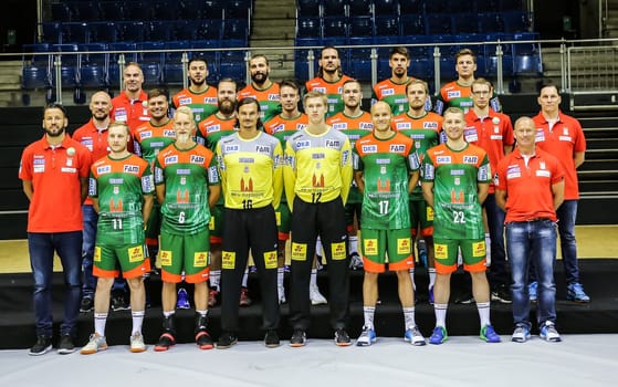 team picture SC Magdeburg, Liqui Moly HBL, Handball-Bundesliga Season 2019-20