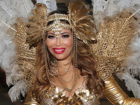 German reality TV actress Patricia Blanco at the erotic fair Venus 2019 in Berlin