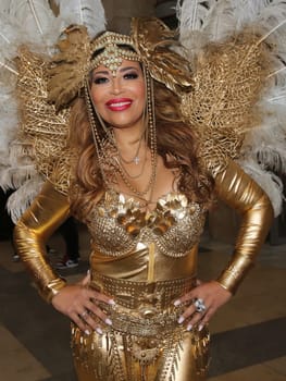 German reality TV actress Patricia Blanco at the erotic fair Venus 2019 in Berlin