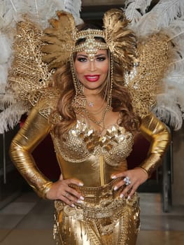 German reality TV actress Patricia Blanco at the erotic fair Venus 2019 in Berlin