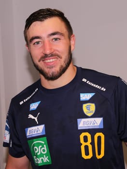 german handball Player Jannik Kohlbacher Rhein-Neckar Löwen HBL Liqui Moly Handball-Bundesliga Season 2019 2020