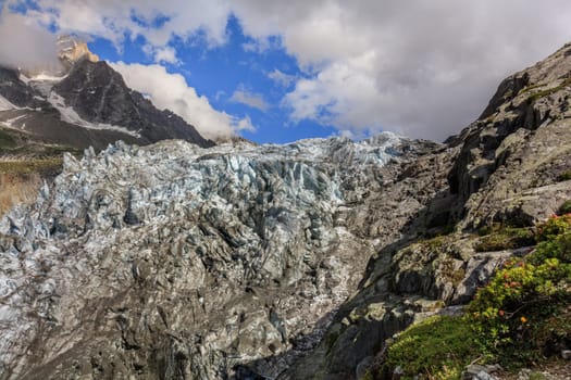 Argentiere Glacier view, Chamonix, Mont Blanc Massif, Alps, France
