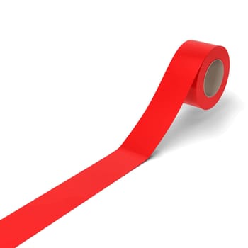 Blank scotch tape. 3d illustration isolated on white background
