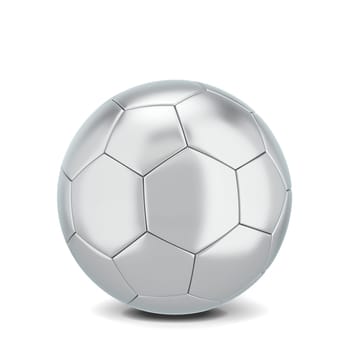 Soccer ball. 3d illustration isolated on white background