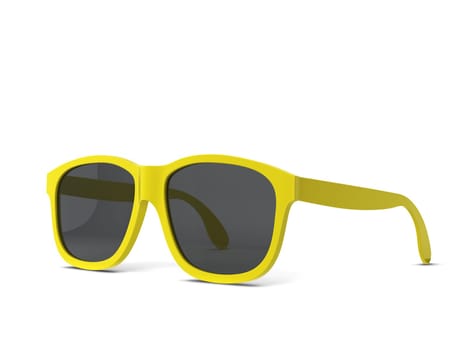 Modern sunglasses. 3d illustration isolated on white background
