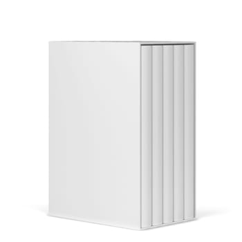 Book in a slipcase cover mockup. 3d illustration isolated on white background