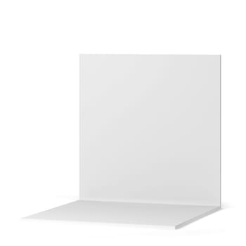 Simple tradeshow booth mockup. 3d illustration isolated on white background