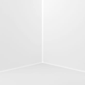 Simple corner. 3d illustration