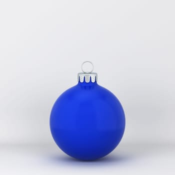 Shiny christmas ball toy. 3d illustration