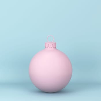 Shiny christmas ball toy. 3d illustration