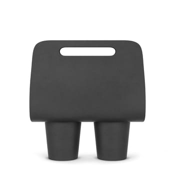 Coffee cup holder mockup. 3d illustration isolated on white background