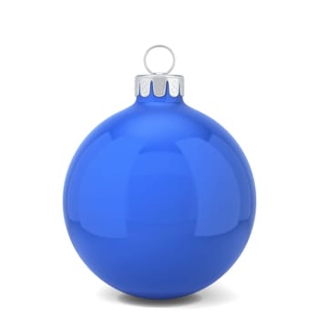 Christmas ball toy. 3d illustration isolated on white background