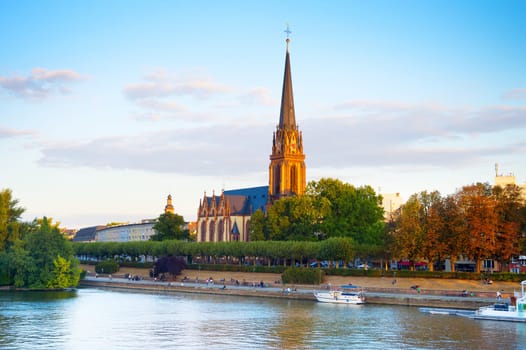 The Dreikönigskirche is a Lutheran parish church in Frankfurt, Germany