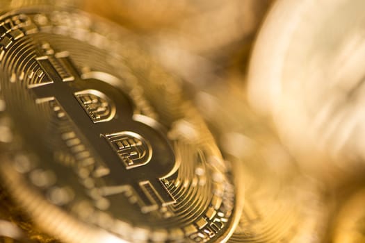 Bitcoin is a cryptocurrency and worldwide payment, technology concept