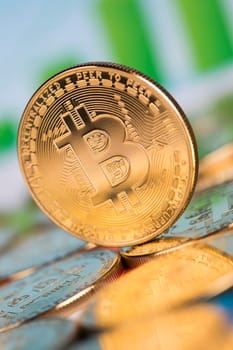 Bitcoin Trading Concept, virtual money