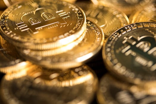 Bitcoin is a cryptocurrency and worldwide payment, technology concept