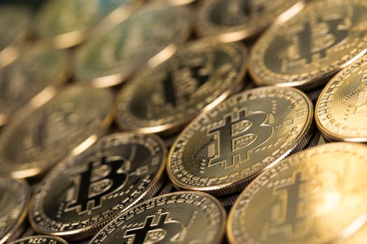 Bitcoin is a cryptocurrency and worldwide payment, technology concept
