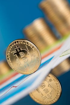 Bitcoins and new virtual money concept