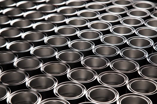 Tin metal cans, Painting background