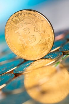 Bitcoins and new virtual money concept