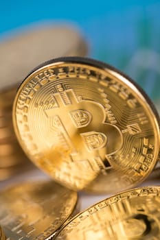 Bitcoin Trading Concept, virtual money