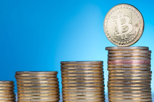 Bitcoins and new virtual money concept