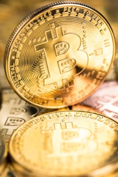 Bitcoins and new virtual money concept