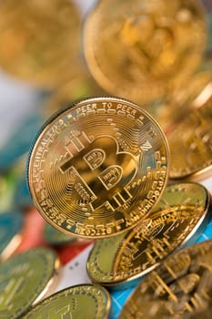 Bitcoin Trading Concept, virtual money