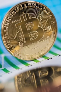 Bitcoin Trading Concept, virtual money