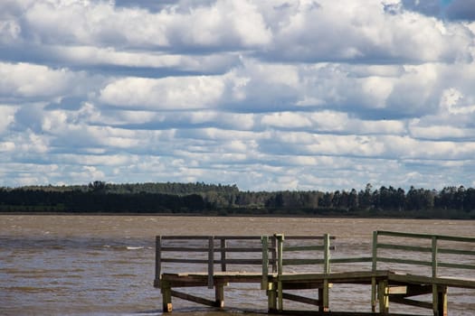 dock on the river
