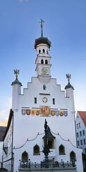 Kempten Baden-Württemberg/ Germany - 09 30 2019: Kempten is a city in Germany with many historical attractions