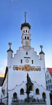 Kempten Baden-Württemberg/ Germany - 09 30 2019: Kempten is a city in Germany with many historical attractions