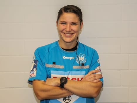DHB, handball, referee, Tanja Kuttler, game,SC Magdeburg, HSG Wetzlar, 29.12.19 , Magdeburg