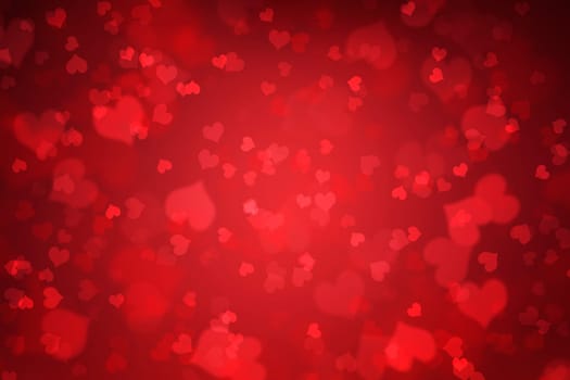 Valentines day abstract background with hearts
