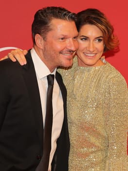 25 Jose Carreras Gala actor Hardy Krüger jr with his wife Alice on the occasion of the 25 Jose Carreras Gala 12 12 2019 in Leipzig