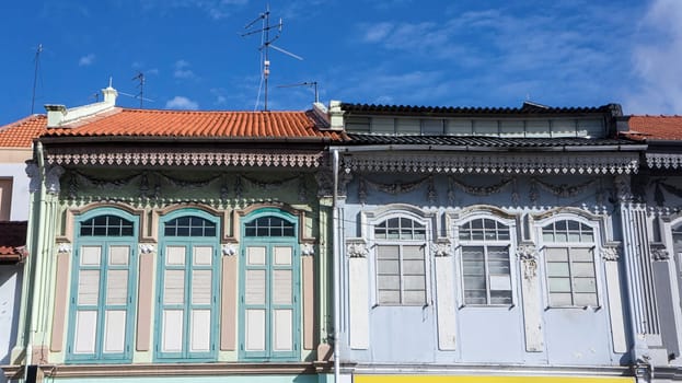 geylang Singapore district historic architecture facade windows