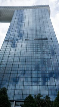 marina bay sands architecture tower perspective day glass