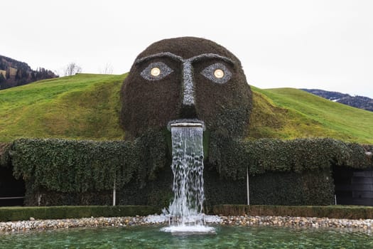 entrance to Swarovski Kristallwelten exhibition. Near Innsbruck, Austria