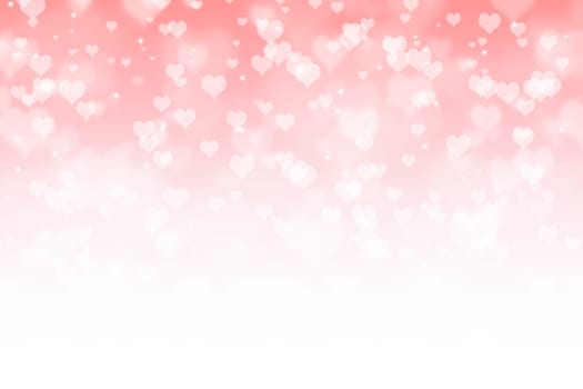 Valentines day abstract background with hearts