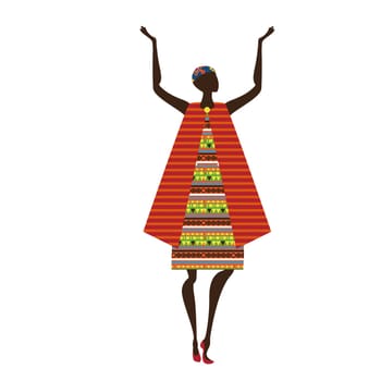 african dance tribal ritual ethnic ceremony illustration culture