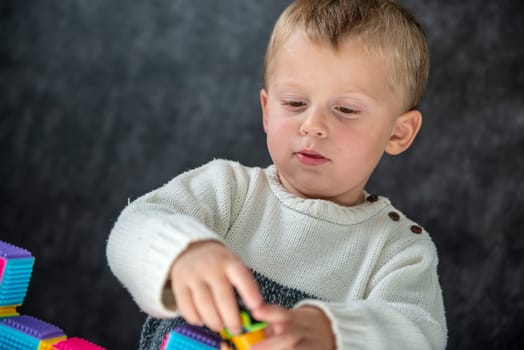 portrait of a child two years old