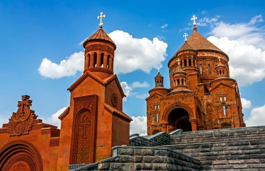 Saint Hovhannes church in Abovyan city,Armenia.