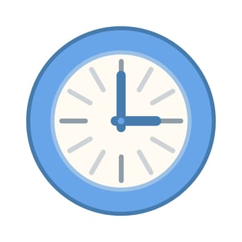 Watch arrow and round dial stylized icon symbol